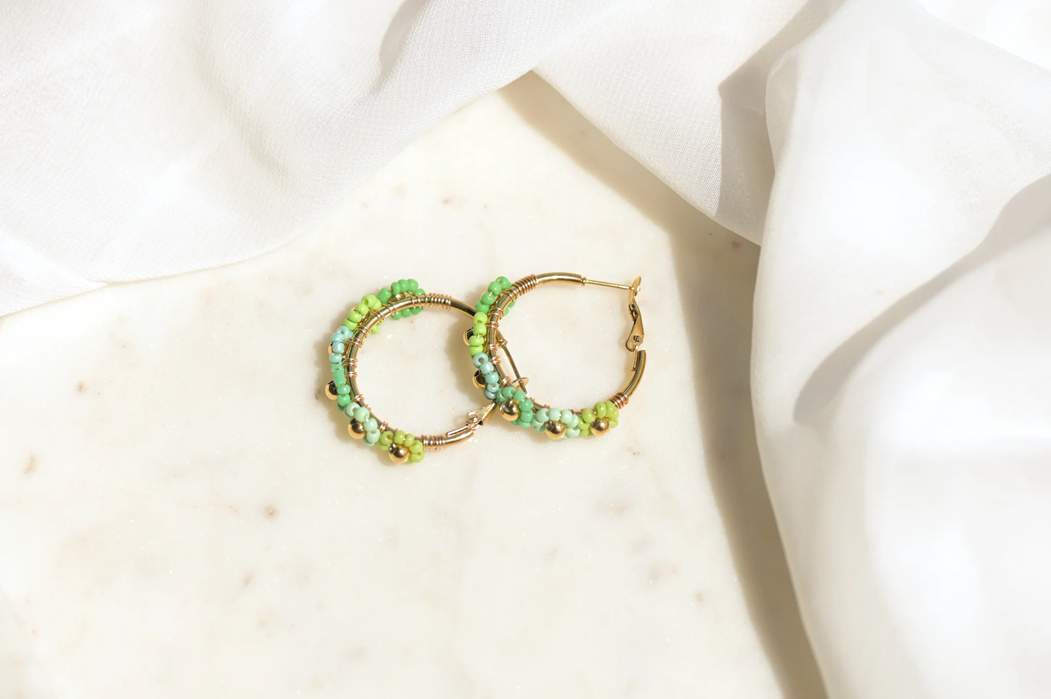 Creool met groene bloemen