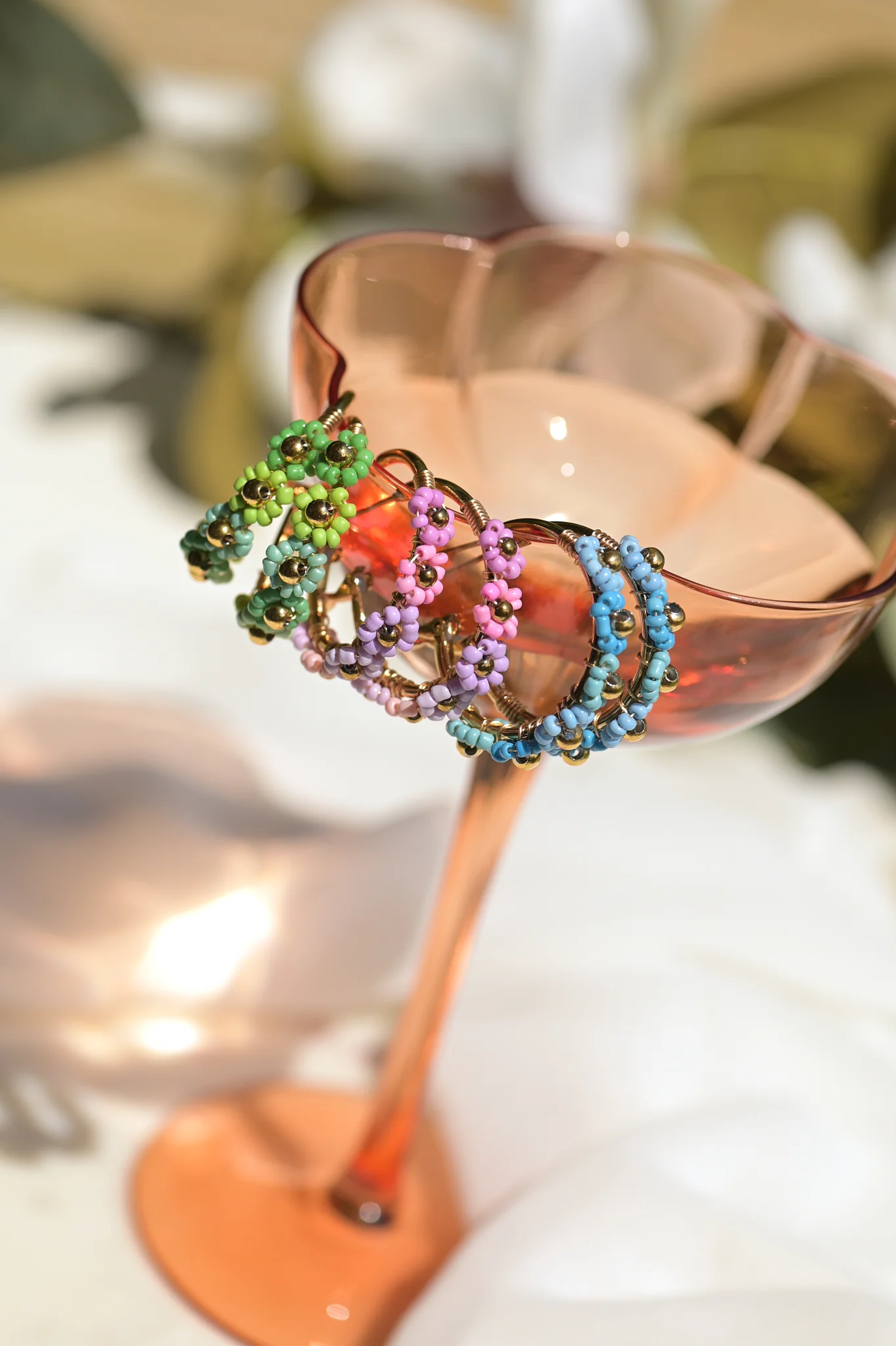 Creool met groene bloemen