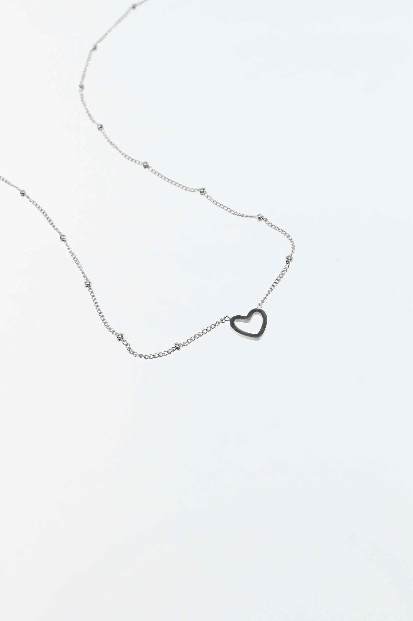 Ball-chain met open hartje