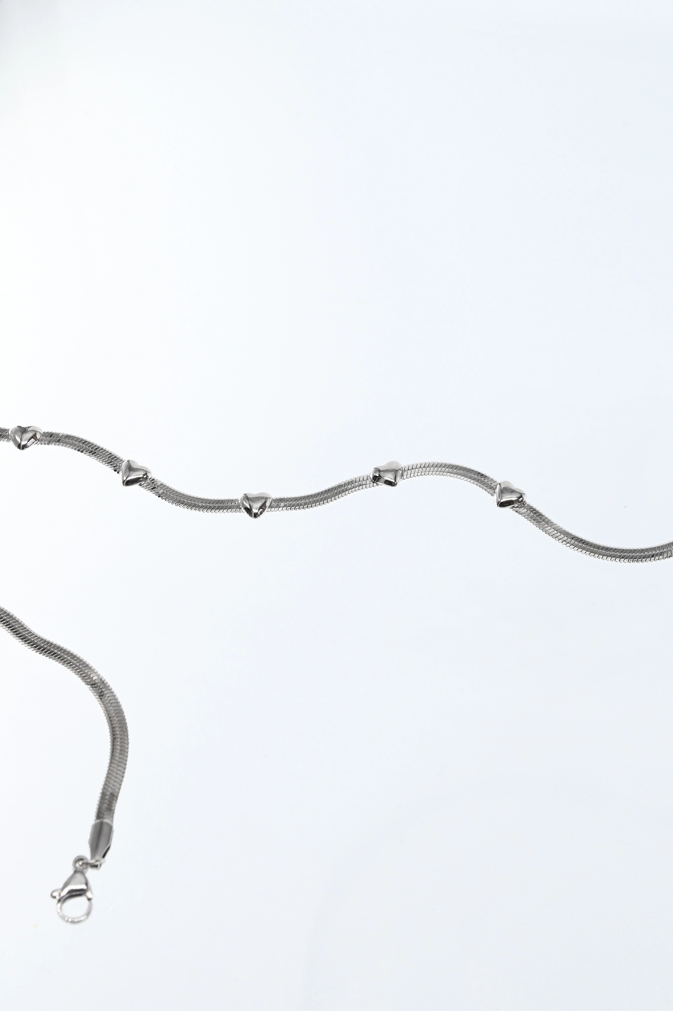 Snake Ketting met hartjes