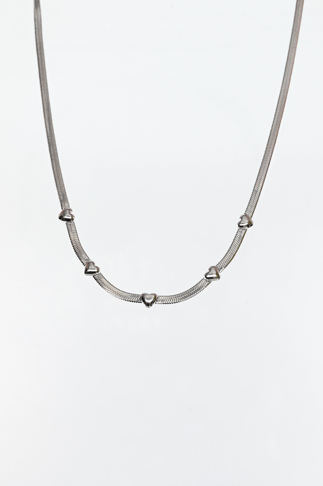 Snake Ketting met hartjes