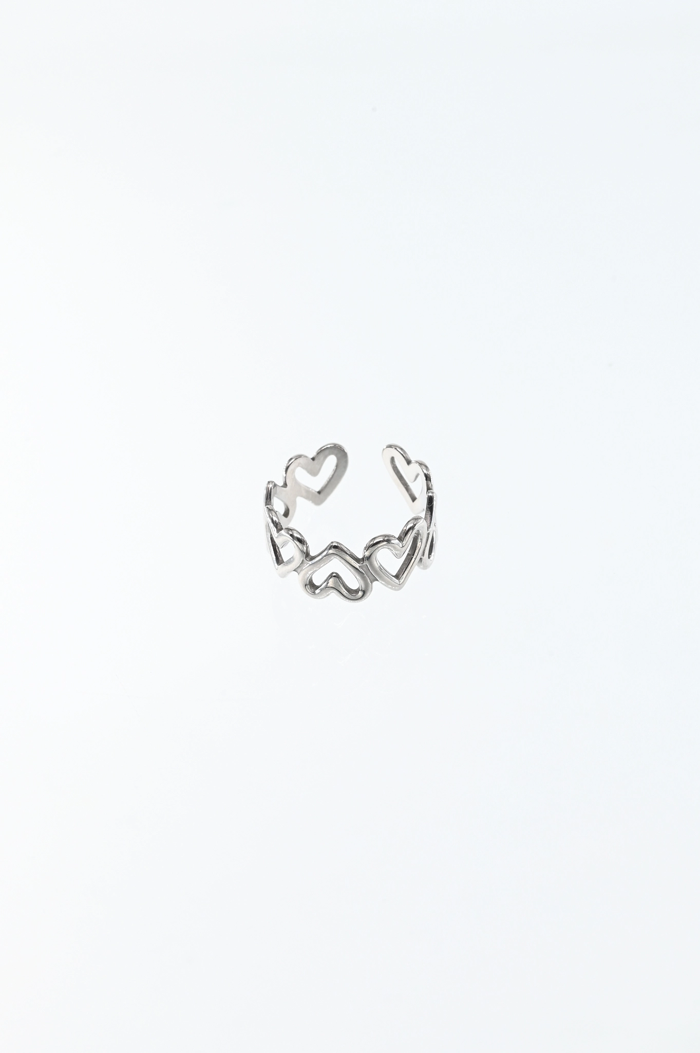 Ring open hartjes